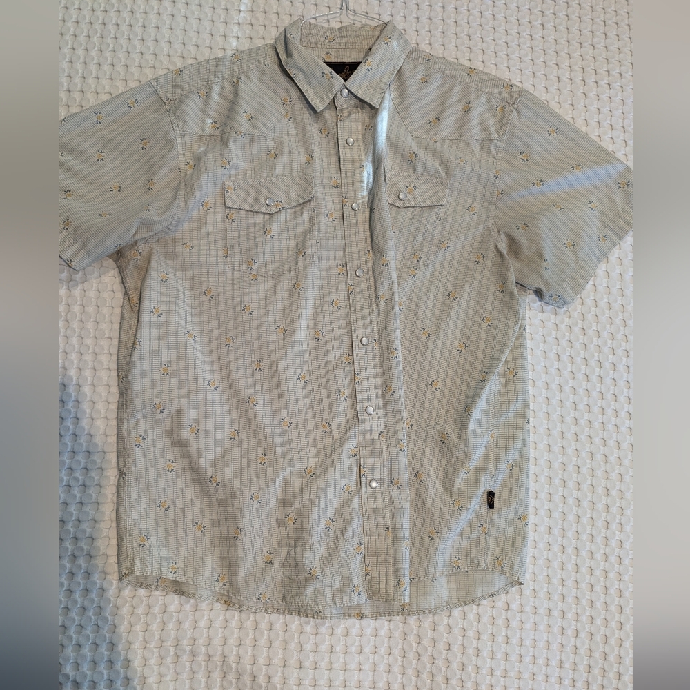 Howler Bros Snap Button Shirt (L)